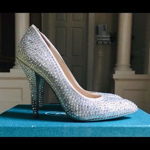 Blue by Betsey Johnson Shine Rhinestone Pumps